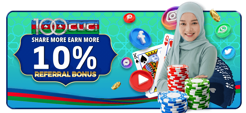 100Cuci - Referral Bonus Banner - 100cuci77